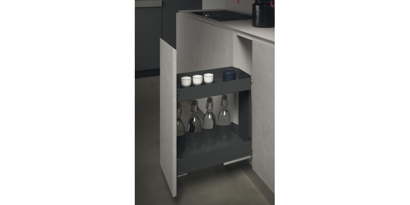 PO Bskt/Run Set Side Mnt 300mm Dbl