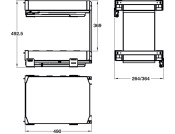 PO Bskt/Run Set Side Mnt 300mm Dbl