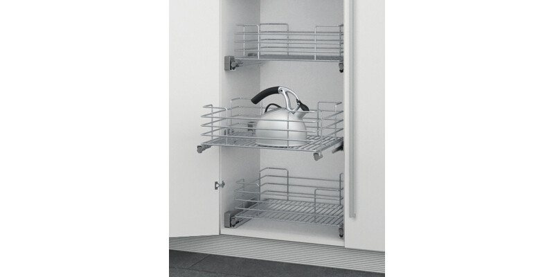 Hafele PO Bskt Set Full 300mm Chr Wire