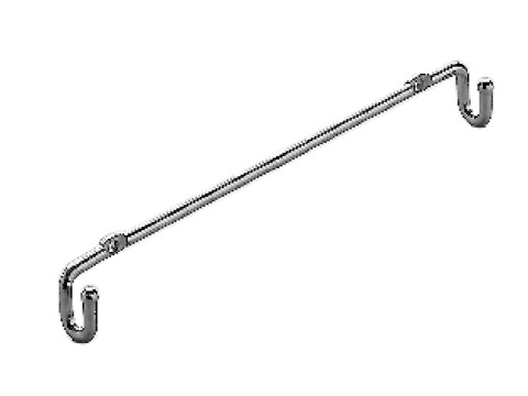 Door Front Mount Rail Chr 215mm 160mm cc