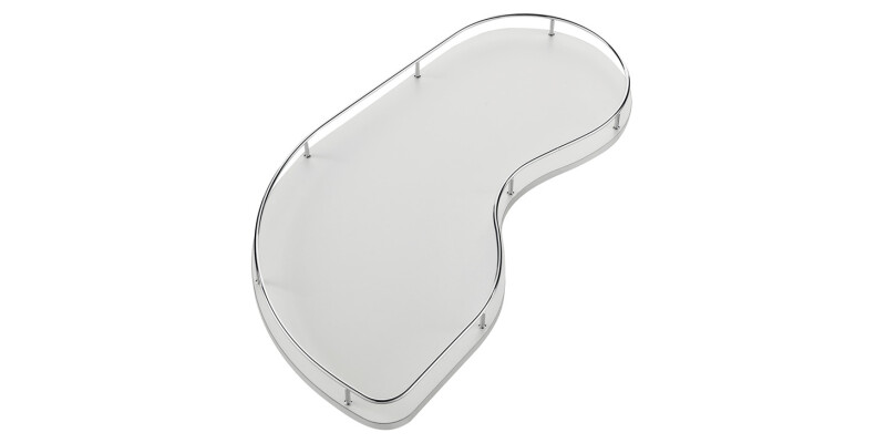 Fly Moon3 PO Corner RH 400mm Wht/Chr