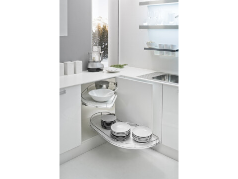 Corner Pull Out Shelving Unit, Fly Moon