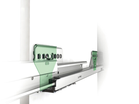 NPS Spacer Plate Adp Brkt 3mm Pl L.Gry