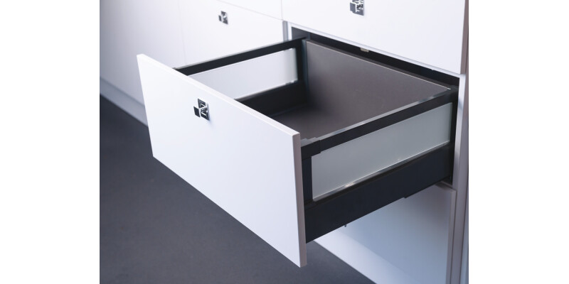 MXS Glass Side Panel 450mm H87mm Frost