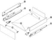 MX Slim A Drw Sides 13/89/270mm St Gry