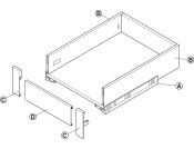 MX Slim A Panel 1100mm 89/128/175mm Ant