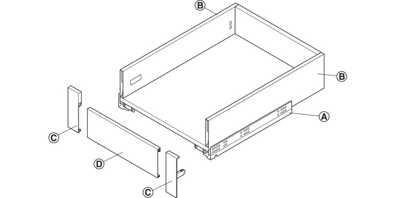 MX Slim A Fnt Brkts 128mm Pl Ant