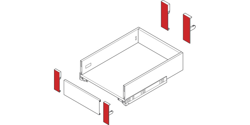 MX Slim A Fnt Brkts 128mm Pl Ant