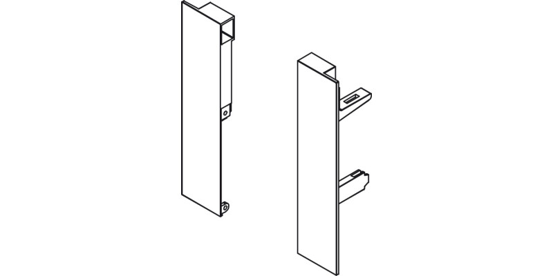 MX Slim A Fnt Brkts 175mm Pl Ant
