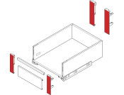 MX Slim A Fnt Brkts 175mm Pl Ant
