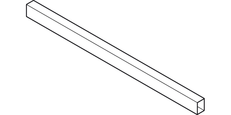 MX Slim A Cross Rail 1100mm Alu Gry