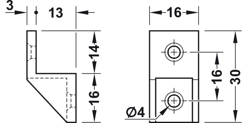 MX Slim A Rear Clip Pl Gry