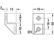 MX Slim A Rear Clip Pl Gry