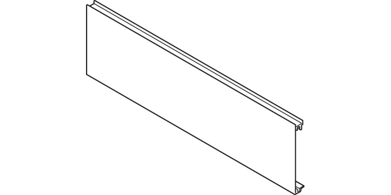 MXS Panel for Int Drw 1100mm Alu Ant