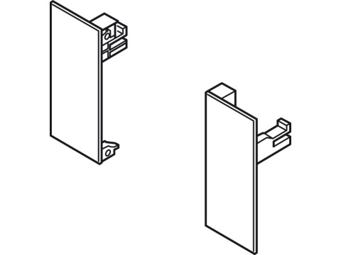 MXS Front Clips 84mm Pl Gry