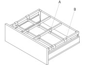 MXS Front Cross Rail Set 1100mm Alu Ant