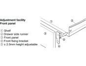 MX Mtl Drw Sides Sgl 20kg 86/350mm Slv