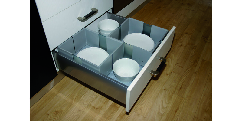 Cuisioflex Drw Insert Set x3 Wht/Wht