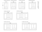 Cutlery Ins for MXS 423/300mm Pl Slv