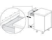 MX Follower for Internal Drawer Pl D.Gry
