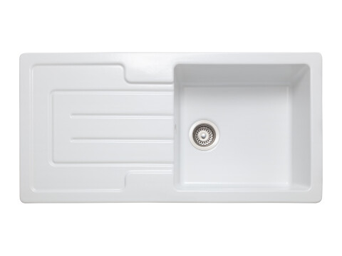 RM Austell CAU10101WH 1.0B Sink Cer Wht