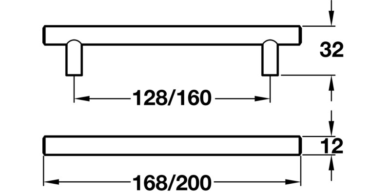 Puma Bar Hdl St Matt Blk 128mm cc