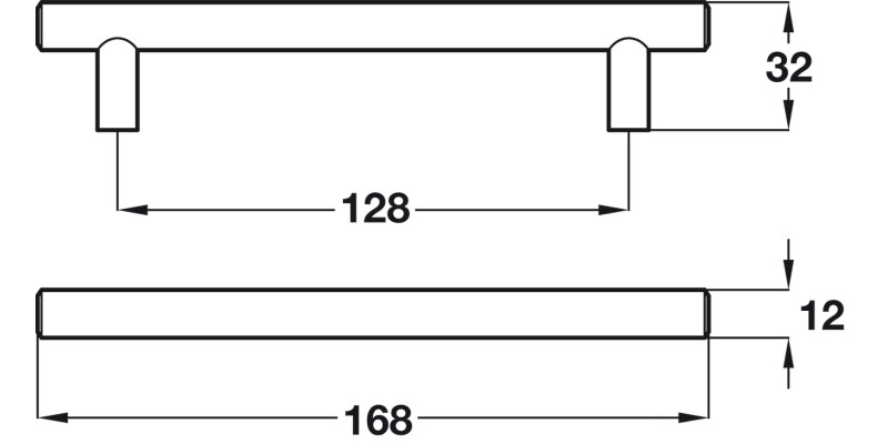 Puma Bar Hdl St Matt Blk 128mm cc