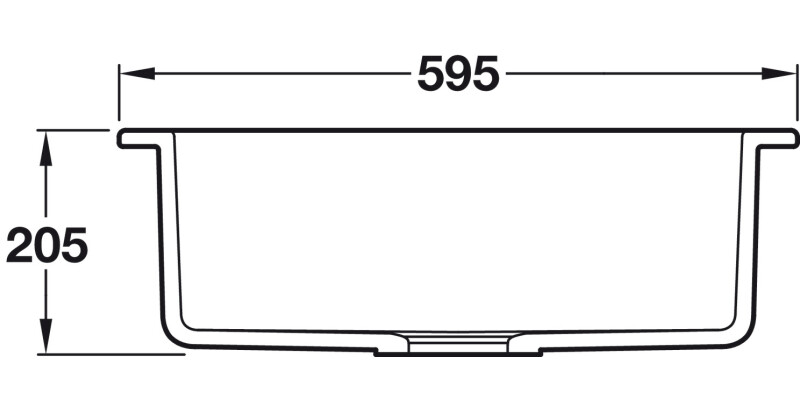 RM Hartland CHA622WH/ 1.0B Sink Ceramic