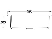 RM Hartland CHA622WH/ 1.0B Sink Ceramic
