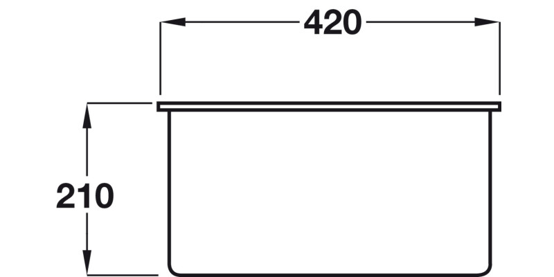 Smeg Quadra VSTQ40-2 1.0B UH Sink SS