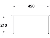 Smeg Quadra VSTQ40-2 1.0B UH Sink SS