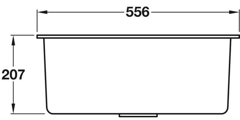 Smeg Quadra VZP56N 1B Sink Cmpt Blk