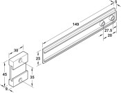 Connecting Fitting for Appliance Door