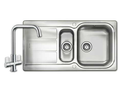 RM Glendale GL9502/TCAQ2CM 1.5B Sink+Tap