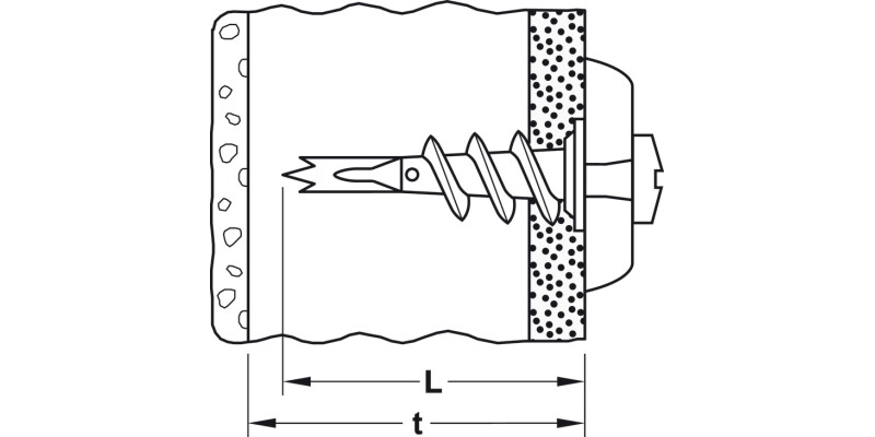 Fischer GKM Plasterboard Dowel Metal