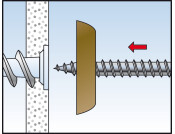 Fischer GKM Plasterboard Dowel Metal