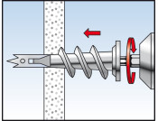 Fischer GKM Plasterboard Dowel Metal