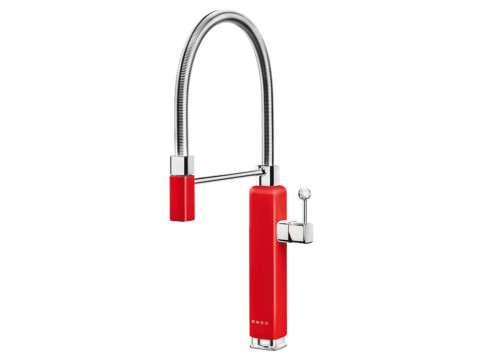 Smeg FAB MDF50RD Mix Sgl Lvr PO Tap Red