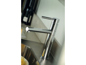 Abode AT1088 Hydrus Sgl Lvr L-Tap Chr