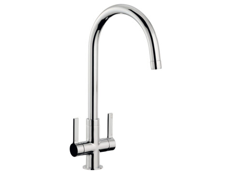 Abode AT1226 Pico Dual Lvr C-Tap Brs Chr