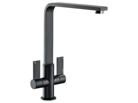 Abode AT2105 Quantic Dual Lvr L-Tap Blk