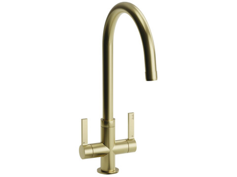 Abode AT2045 Pico Dual Lvr C-Tap Brs Bru