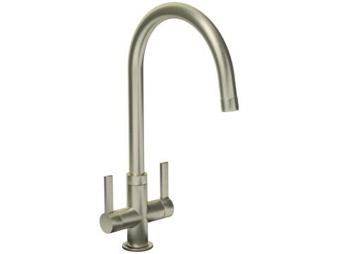 Abode AT1227 Pico Dual Lvr C-Tap Brs Nkl