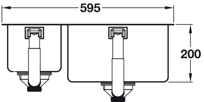 Grohe K700 UM 595mm 1.5B RH Sink SS