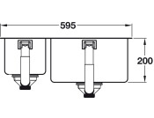 Grohe K700 UM 595mm 1.5B RH Sink SS