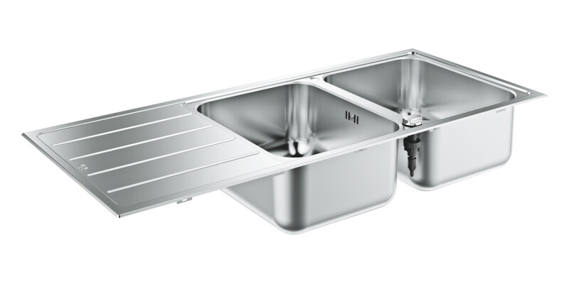Grohe K500 1160mm 2.0B UH Sink/Drain SS