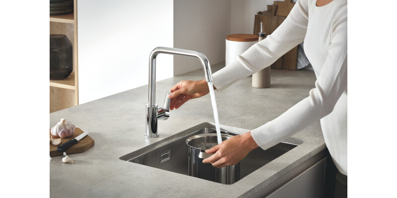 Grohe K700 UM 550mm 1.0B UH Sink SS