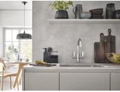 Grohe K700 UM 550mm 1.0B UH Sink SS