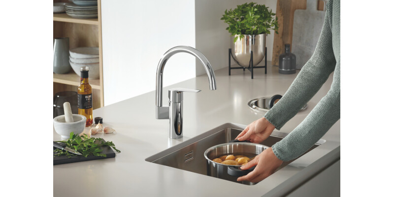 Grohe K700 UM 550mm 1.0B UH Sink SS