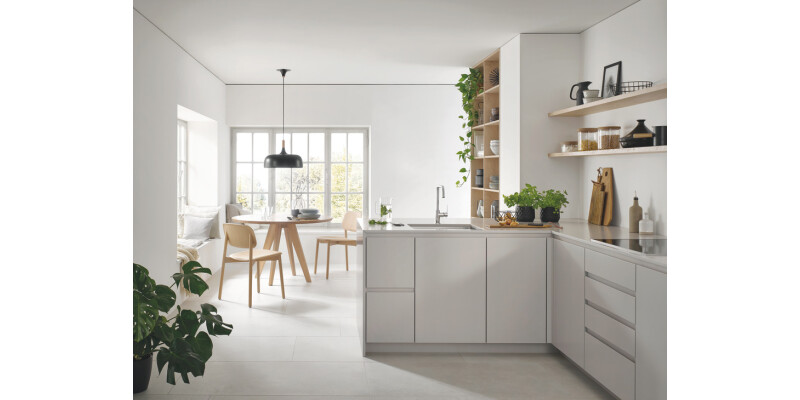 Grohe K700 UM 550mm 1.0B UH Sink SS